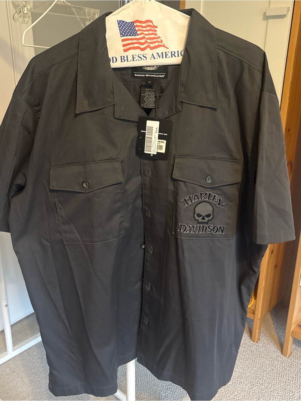 NWT 2xl Harley-Davidson Men’s Black Workshirt